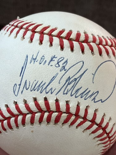 FRANK ROBINSON AUTOGRAPH AUTO BASEBALL “HOF ‘92” JSA AUTHENTICATED OMLB MINT - Picture 9 of 10