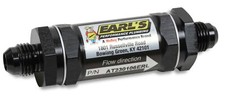 Earls Plumbing AT230106ERL Aluminum In-Line Fuel Filter