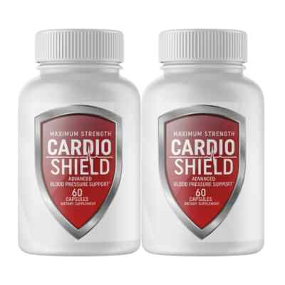 #ad Cardio Shield Advance Blood Pressure Support Supplement 120 Capsules 2 Pack $28.95