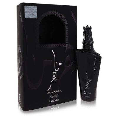 Maahir Black Edition Perfume By Lattafa Eau De Parfum Spray 3.4oz