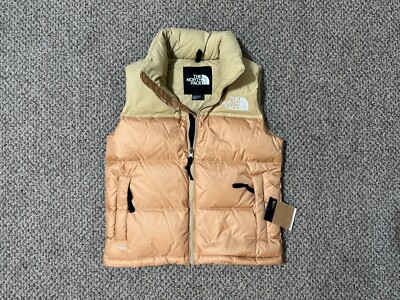 The North Face Women s 1996 Retro Nuptse Down Vest Almond Butter Sz S / Small