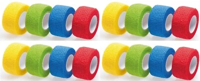 LIFEMED 16 x Pflaster Pflasterverband Fingerpflaster Kohäsiv Haftbandage 2,5cm x 4m