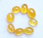 20.80 Ct 100% Natural Oval Shape Yellow Sapphire Cabochon Loose Gemstone
