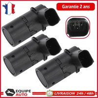 Partsline 3-Pin RüCkfahr-Abstandssensor Vorne Renault Clio III Schwarz