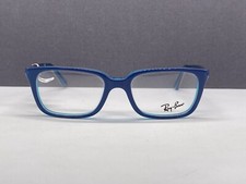 Ray Ban Eyeglasses Frames Boys Girls Kids Blue Square RB 1532 Full Rim