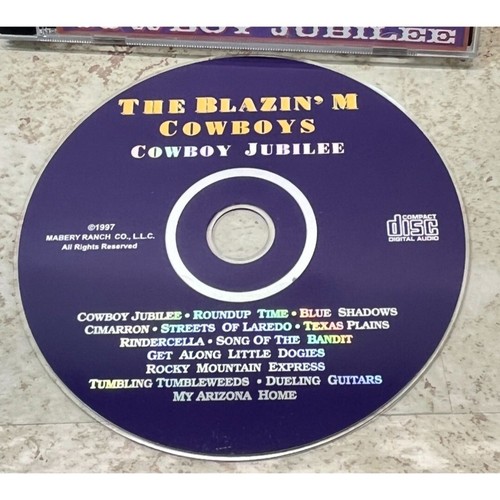 The Blazin' M Cowboys Cowboy Jubilee Country CD 13 Tracks 1999 Cottonwood AZ - Picture 4 of 6
