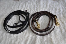  Leash  Leather Training or Tree Tie Dog  Lead Custom Name Amish Made 6' 