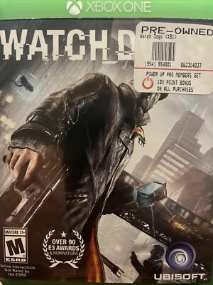 Watch Dogs Microsoft Xbox One Video Game