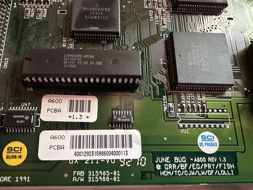 Commodore Amiga 600 Kick 2.05 Avec Carte Cf WB.3.xx, Carte Mère Version 1.3 - Photo 14/23