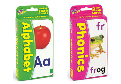 Lesen Lernkarten Paket - Alphabet & Phonetik - Spaß Lernen zu Hause - für Alter 3+