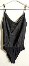 New WAYF Where Are You From sz XS Cowlneck Bodysuit black sleeveless tank 4803