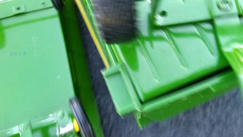 John Deer Ertl Pressed Steel And Plastic Farm Trailer Wagon With Tractor - Picture 8 of 12
