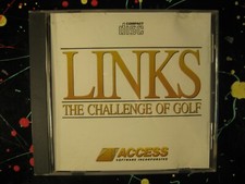 Links The Challenge of Golf 1991 PC CDROM Access Golfing Game Jewel Case