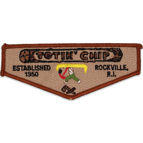 Totin' Chip Rockvill Rhode Island RI Lodge Flap Boy Scouts BSA Patch eBay