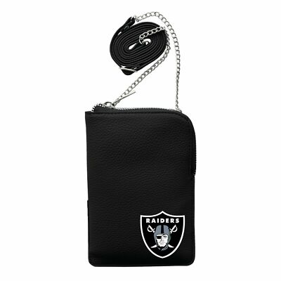Las Vegas Raiders NFL Pebble Smart Crossbody Purse