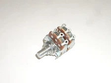 ALPHA R-V38-2X500KA DUAL VOLUME CONTROL 500K ohm AUDIO TAPER POTENTIOMETER