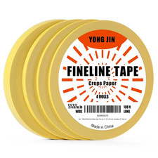 Multi-Size Pinstripe Tape, Fine Line Masking Tape Set for Automotive, DIY, Paint