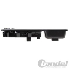 Interruttore Alzacristallo Elettrico Per PEUGEOT 207 (2007-2015) - Set Da 2 Pezzi, Lato Guidatore E Passeggero, Nero