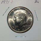 1971-D Kennedy Half Dollar Bu