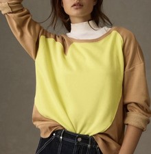 Anthropologie Maeve Exploded Hearts Pullover Sweater Size S