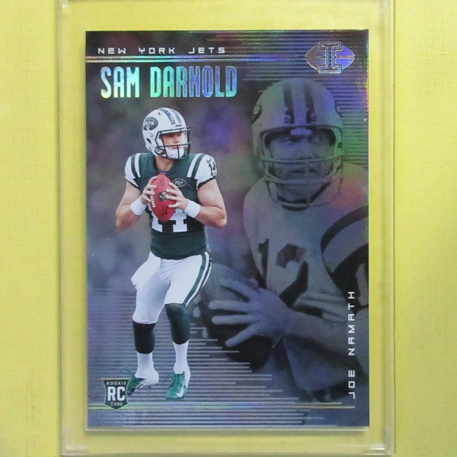 SAM DARNOLD/Namath 2018 Rookie Panini Illusions #37 Jets (Seahawks