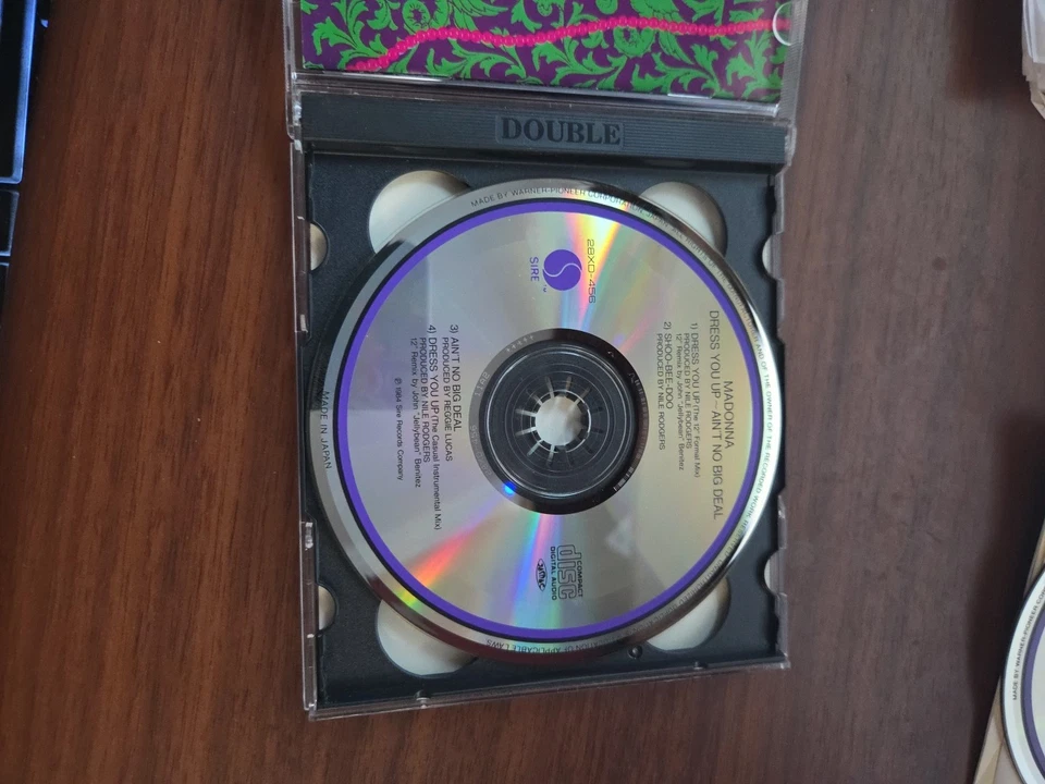 #285 MADONNA Dress You Up~Ain't No Big JAPAN 5" MAXI CD EP 28XD-456 11 PS 1986 Foto 3 de 3