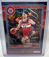 RARE 2024-25 Panini NBA HOOPS Corey Kispert Black ARTIST PROOF 1 of 1