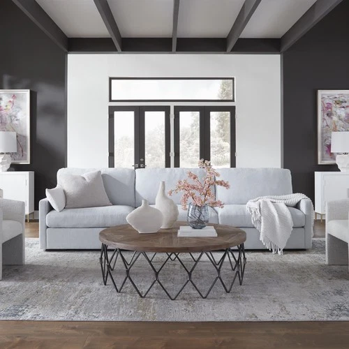 Uttermost 238-R-REFUGE Refuge 43"W Polyester Sectional Right Arm - Picture 8 of 14