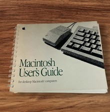 Apple Macintosh User's Guide for desktop Macintosh computers 1991 Vintage Manual
