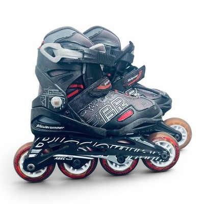 Bladerunner Phoenix Boys Black/Red Inline Skates Adjustable 11J-1 Rollerblade