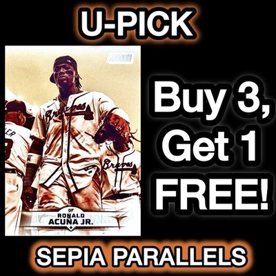 You Pick - 2025 Topps Stadium Club SEPIA SP Parallels! Complete Your Set U-PICK!