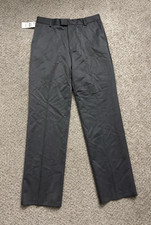 NEW Dockers Pants Mens 30x32 Gray Insignia Collection Straight Fit Dress Pants