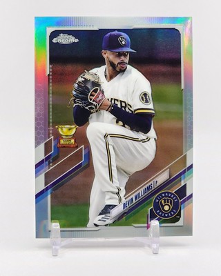2021 Topps Chrome DEVIN WILLIAMS All-Star Rookie Cup Refractor BREWERS #98