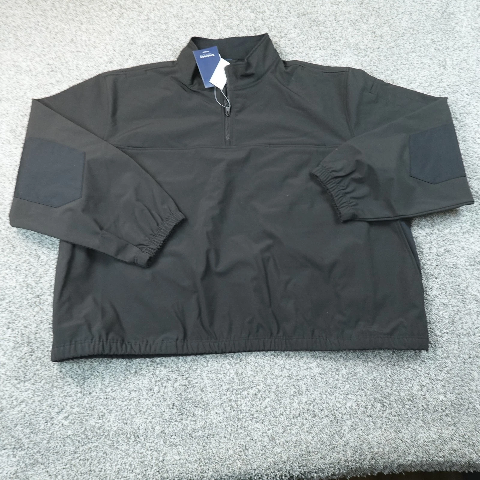 NEW Propper Jacket Mens 4XL Black Softshell 1/4 Zip Pullover Work Coat Tactical - product detail image 1