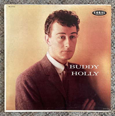 Buddy Holly - Self-Titled - 1958 1st Press Coral CRL 57210 w/Sleeve VG
