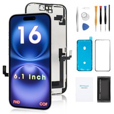 DIYREpair iPhone 16 Screen Replacement 6.1', 3D Touch Display Full Repair Kit