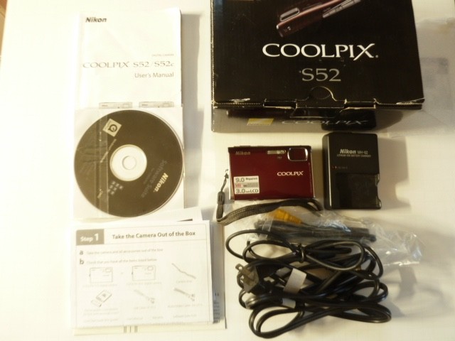 Nikon COOLPIX S52 9.0MP Digital Camera - Forest Green for sale