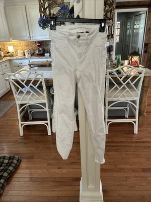 American Eagle Next Level Stretch White Jeans Size 000