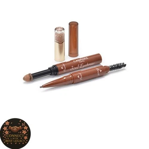 Canmake 3 in 1 eyebrow 03 warm brown Japan - Image 2 of 4