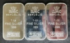 Lot of Three RMC 1oz Silver Bars