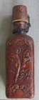 Vintage Don Quixote Embossed Leather Wrapped Bottle Decanter Spanish — photo 4