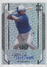 2021 Leaf Metal Draft Silver Mojo Victor Mesia #BA-VM1 Auto
