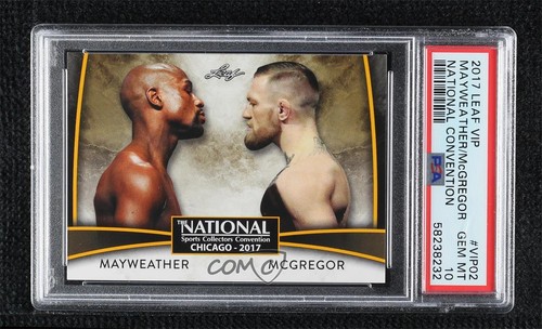 2017 Leaf National Convention Gold Floyd Mayweather Jr PSA 10 Rookie RC 1lc0