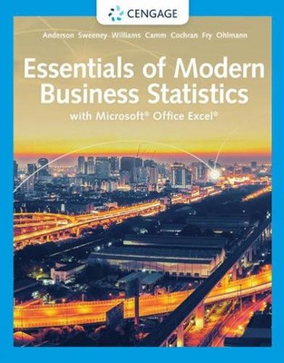 Grundlagen moderner Unternehmensstatistiken mit Microsoft Excel von David Anderson 