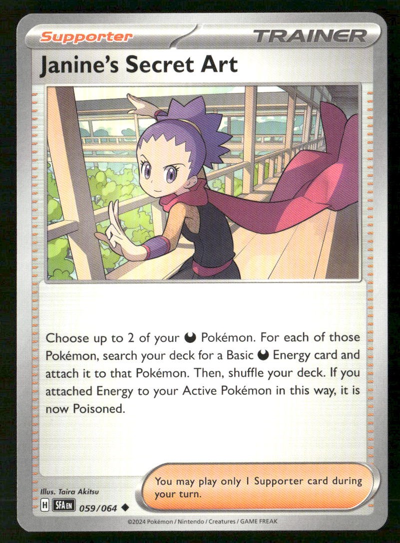 Janine's Secret Art Uncommon SV: Shrouded Fable 059/064 NM