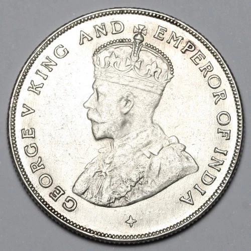 1919 KING GEORGE V STRAITS SETTLEMENTS SILVER DOLLAR COIN