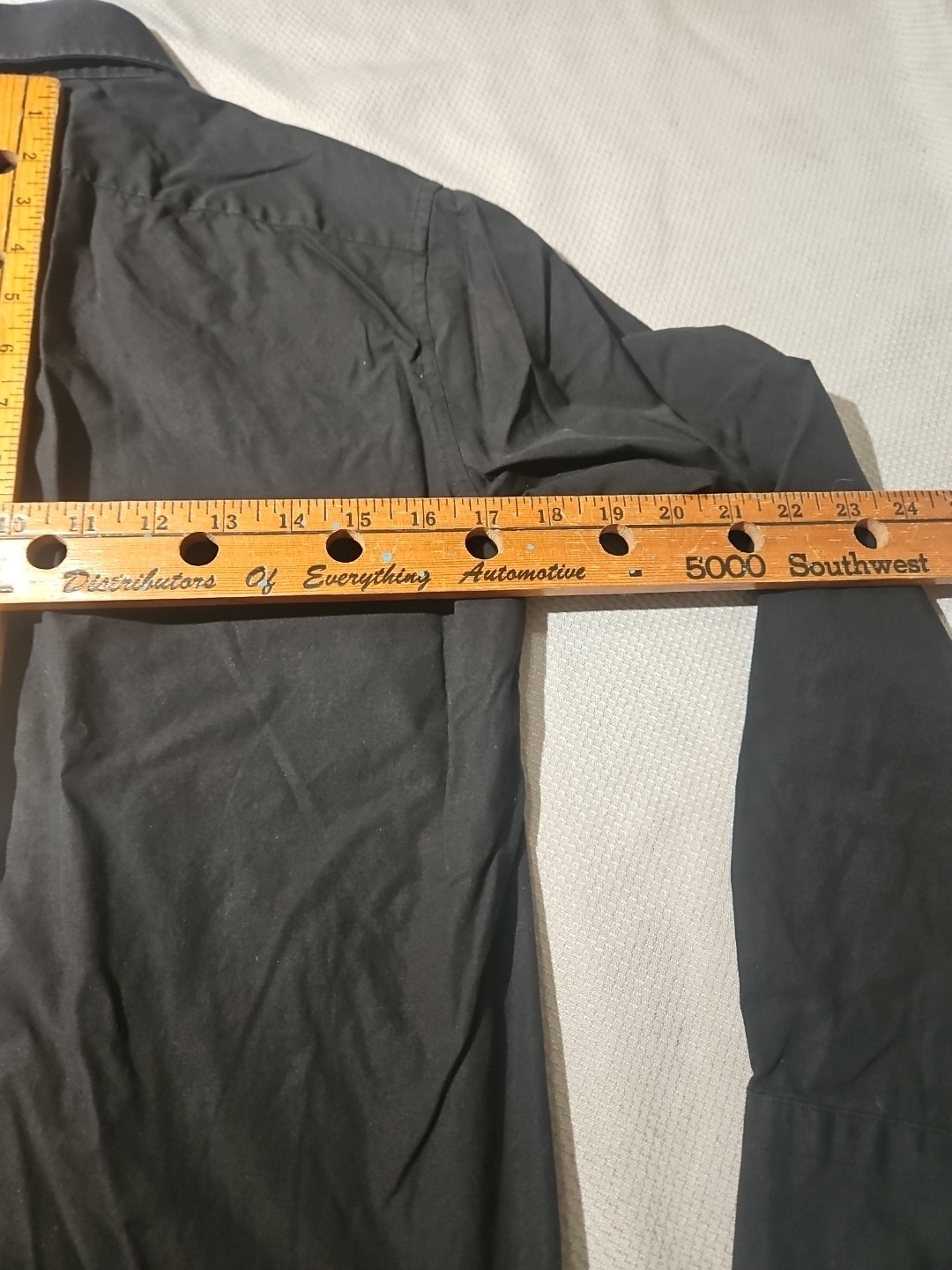 Uniqlo Shirt Mens Small Black Button Down Preppy … - image 12