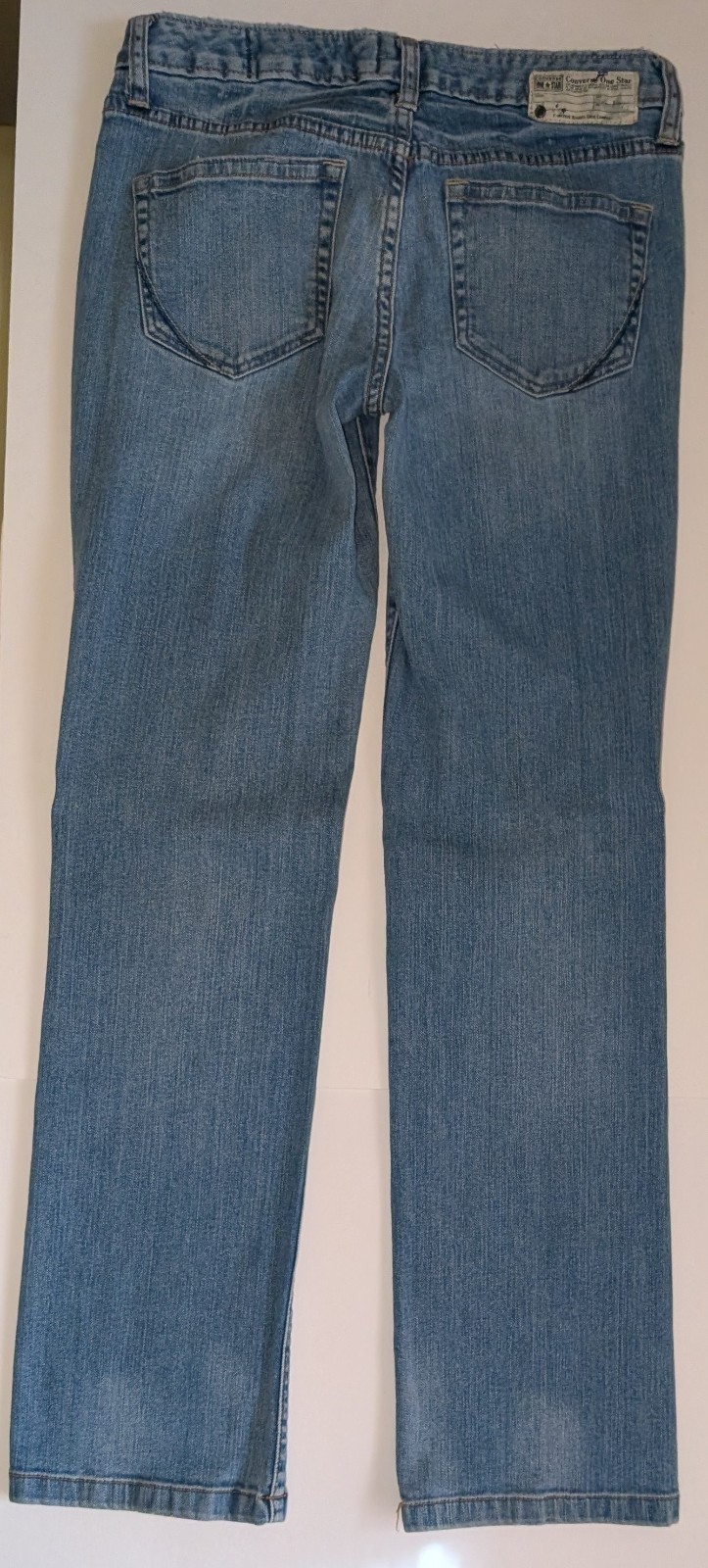 Vintage Converse One Star Women's Denim Jeans Size 4 Low Rise Flare Leg  - 29x30 thumbnail 2