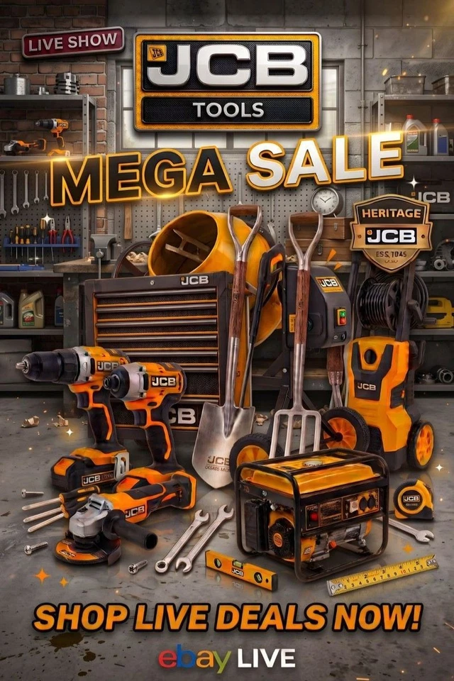 DRILLS, TOOL CHESTS, POWER TOOLS & HAND TOOLS by JCB Tools