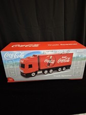Coca-Cola Truck Bluetooth Speaker w/ FM Radio Rechargeable HD Stereo Red